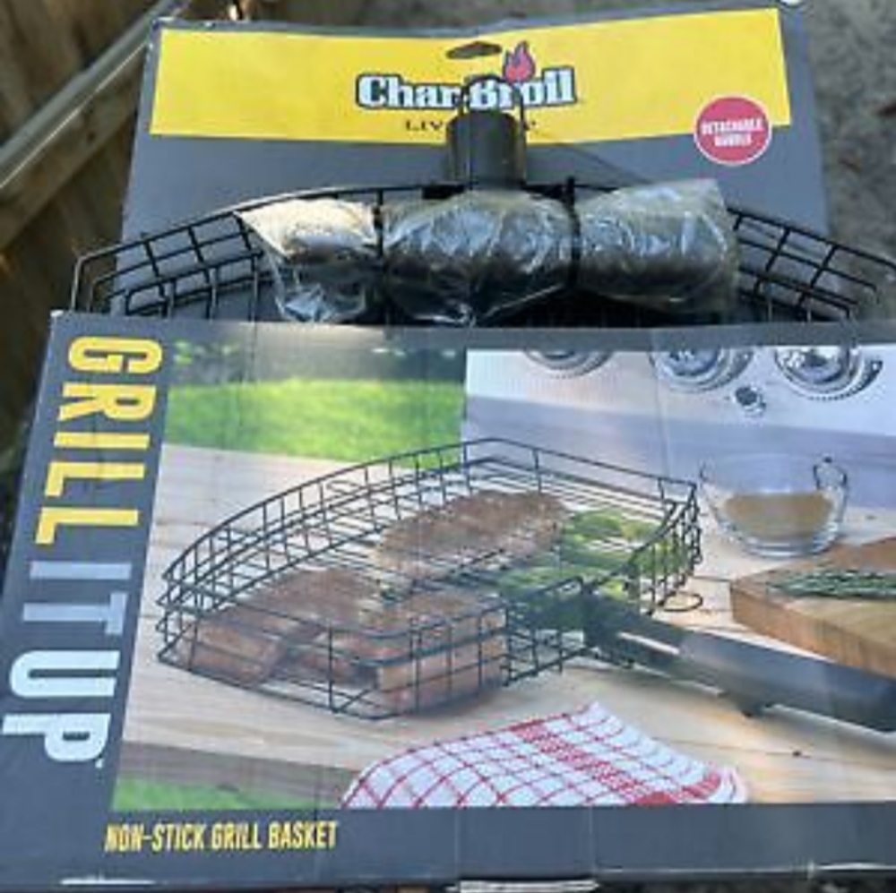 Char broil non stick grill basket